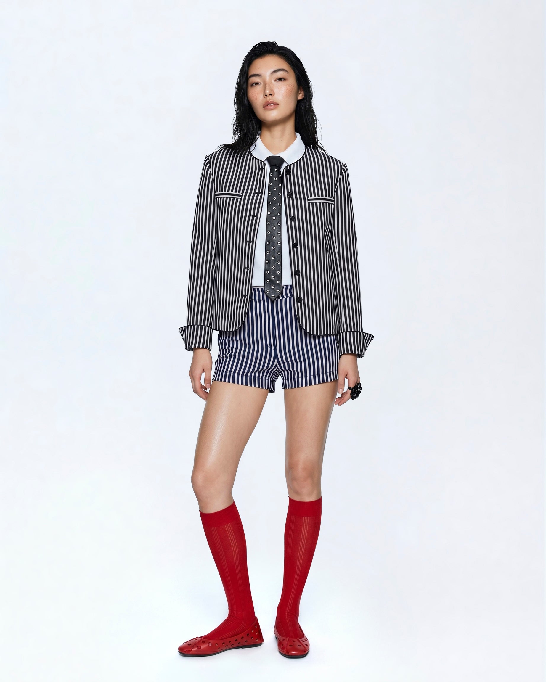 Striped Mini Blazer
