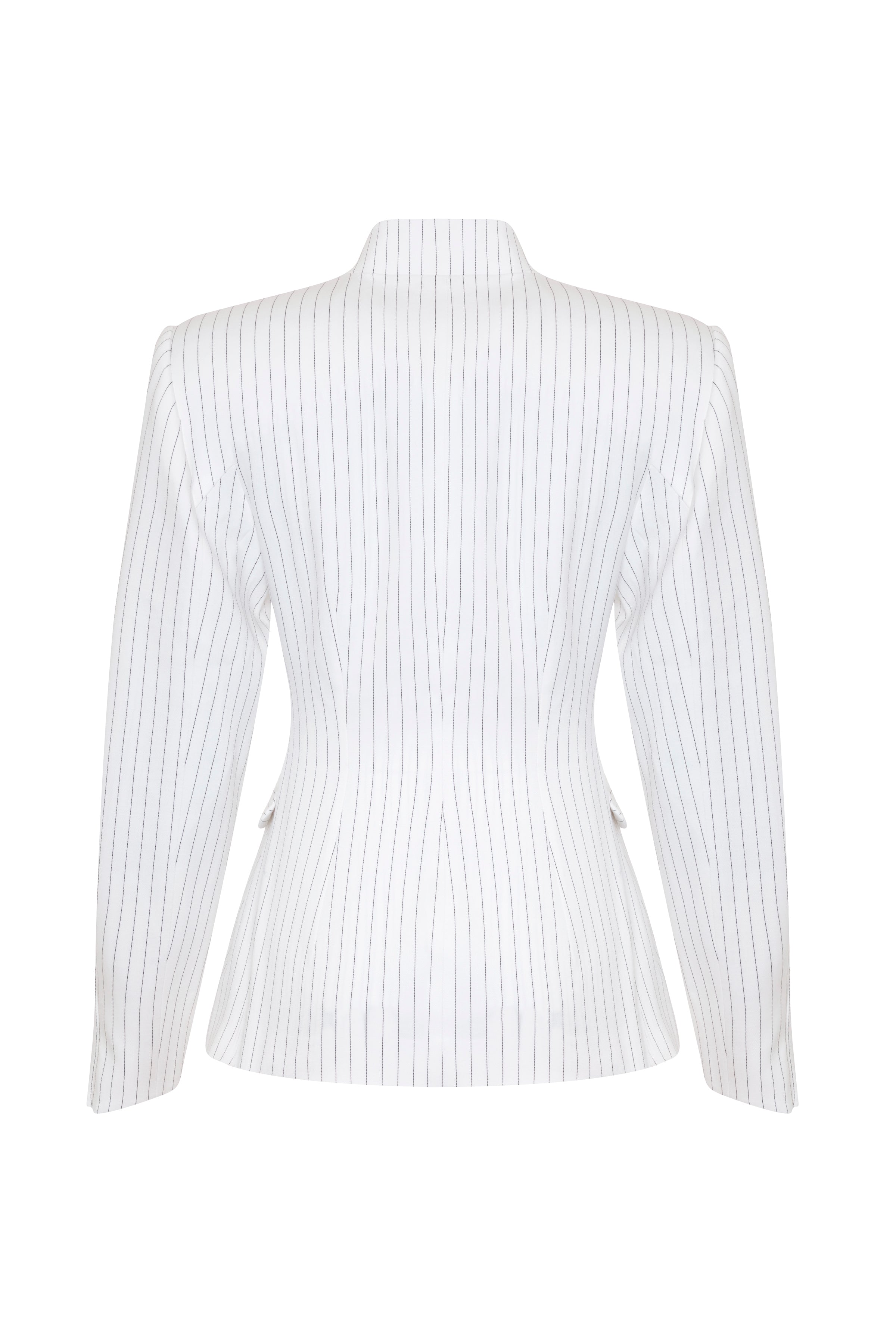 Tulip Blazer White