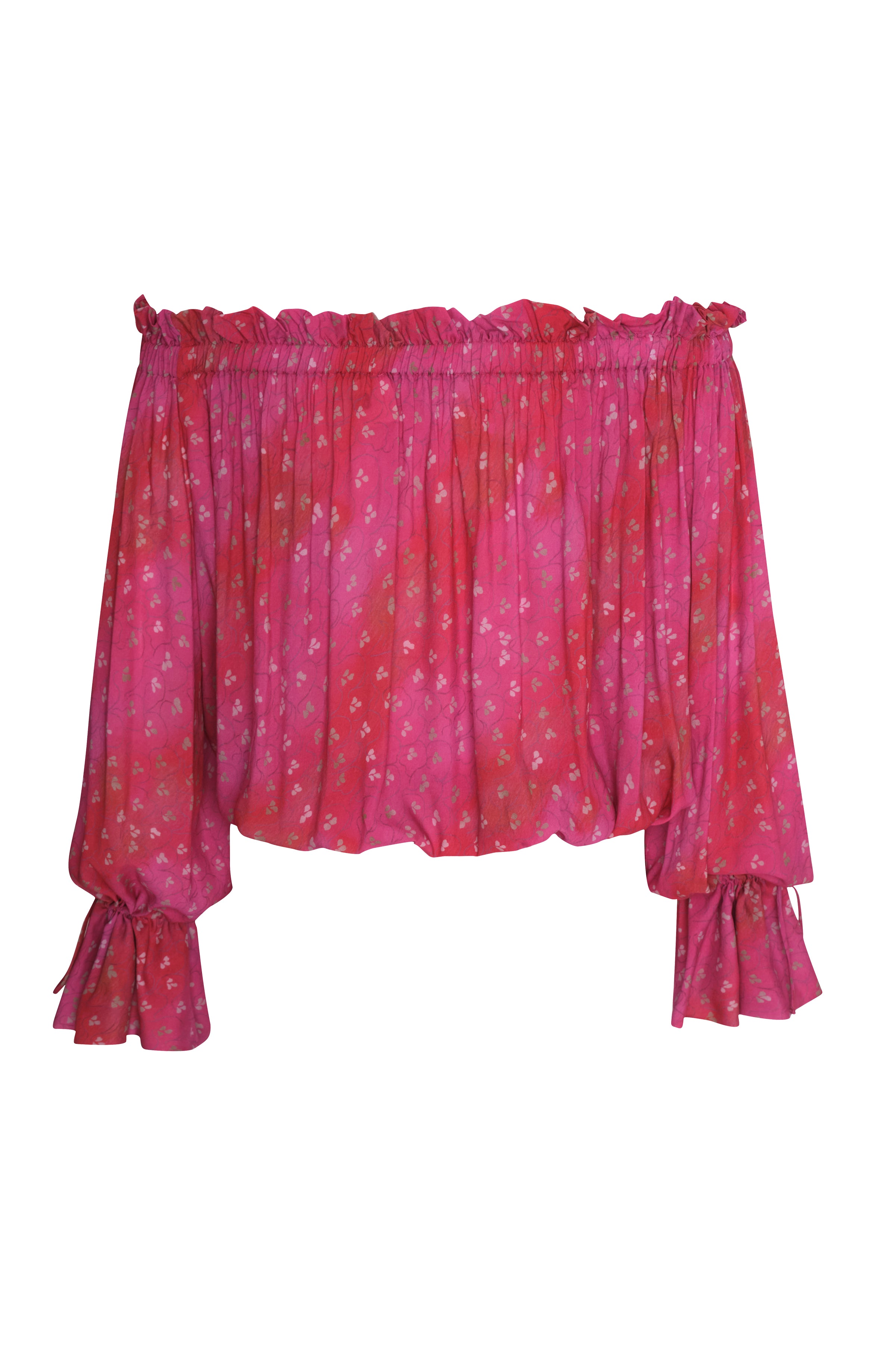Off Shoulder Blouse Pink