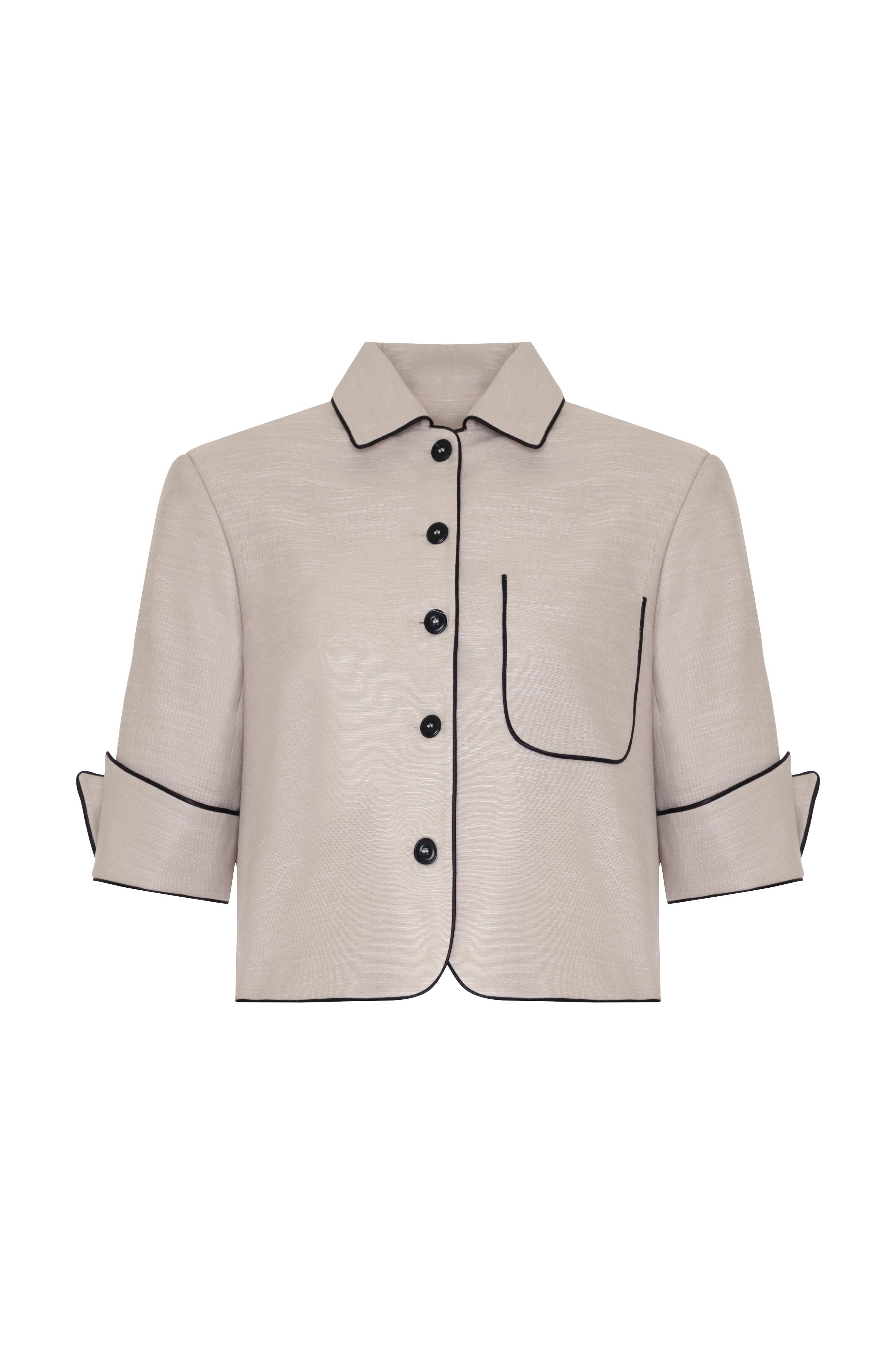 Çizgili Gömlek Blazer