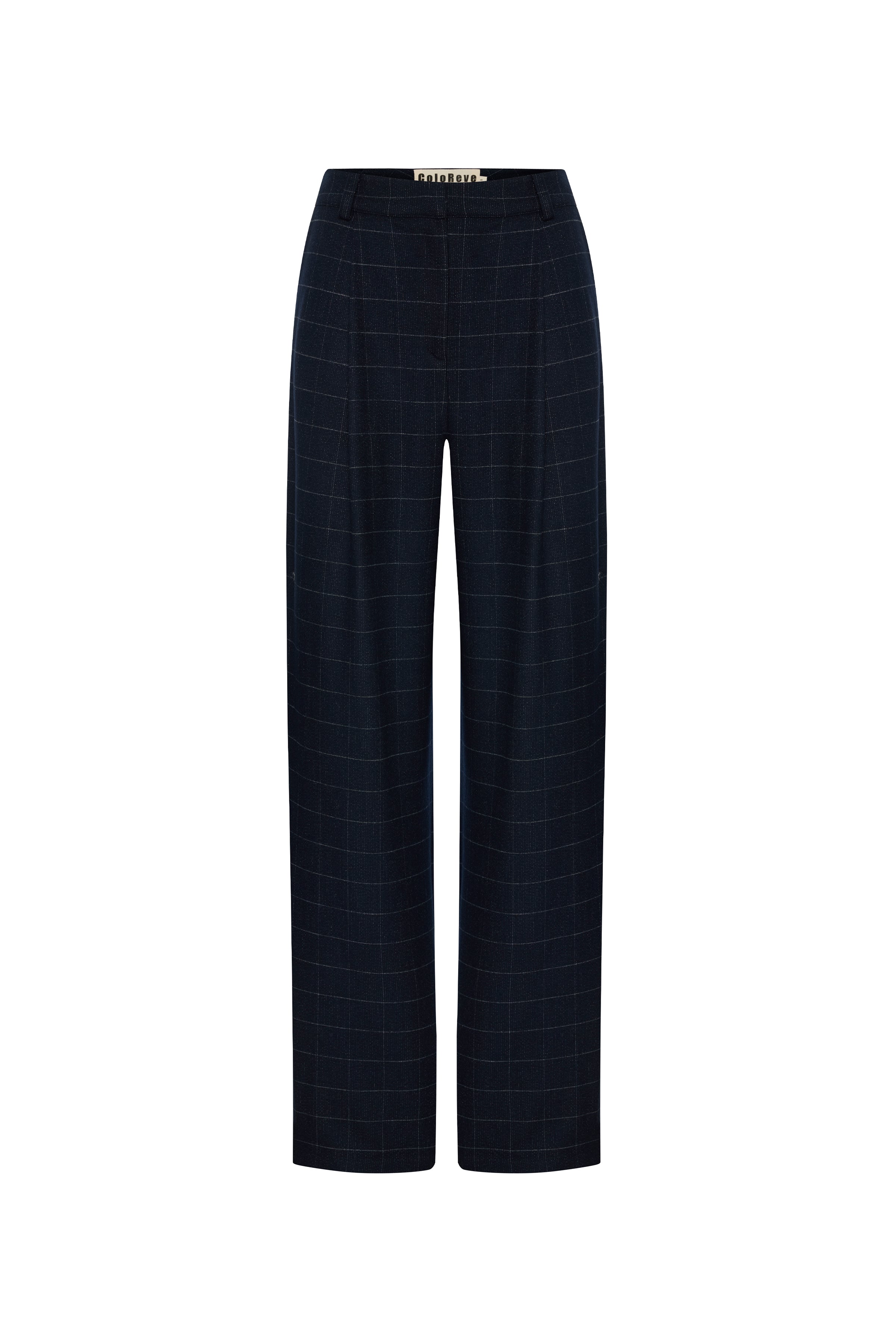 Carrot Pants - Blue Checked