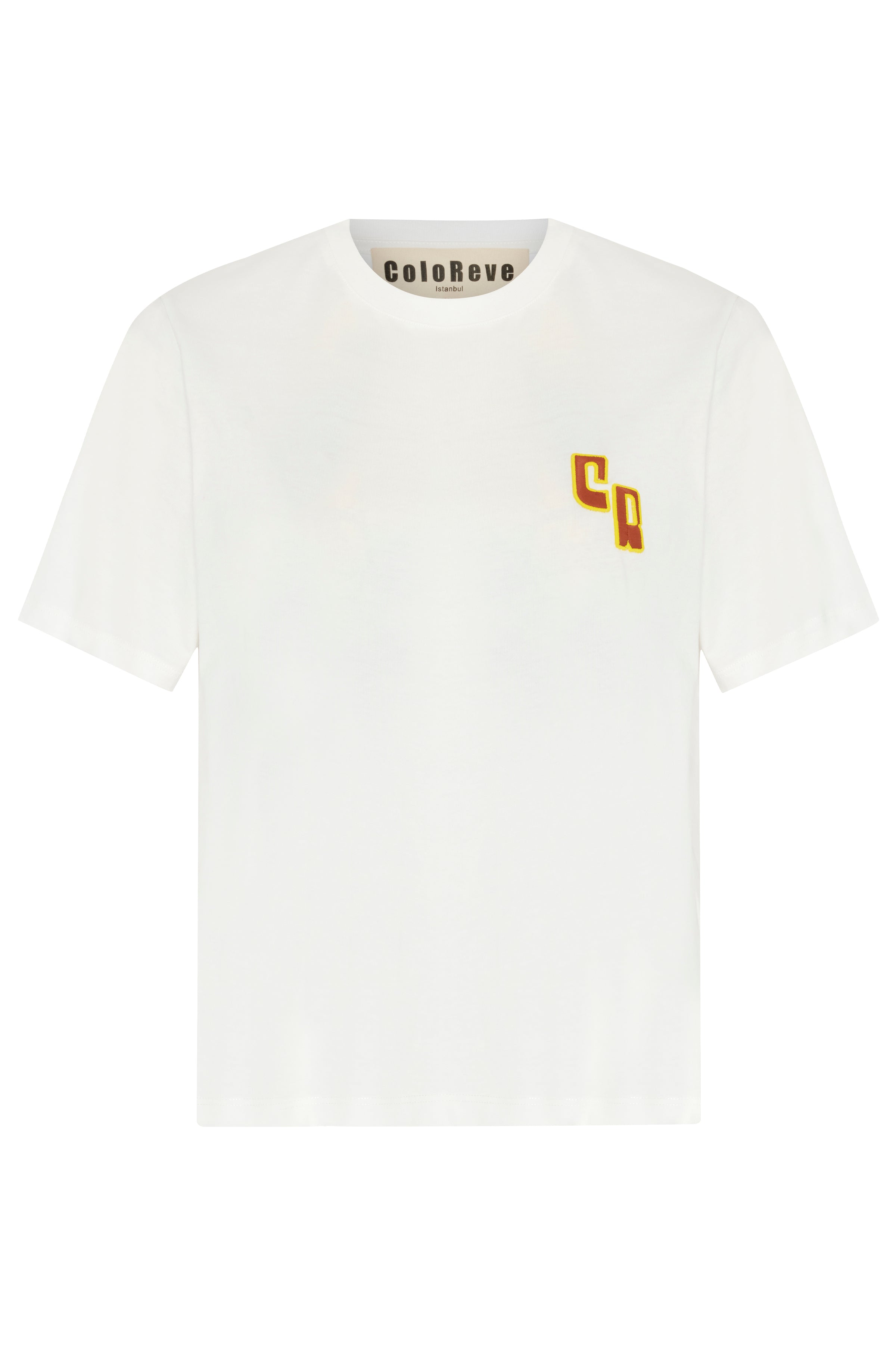 Logo T-Shirt Yellow / Brown