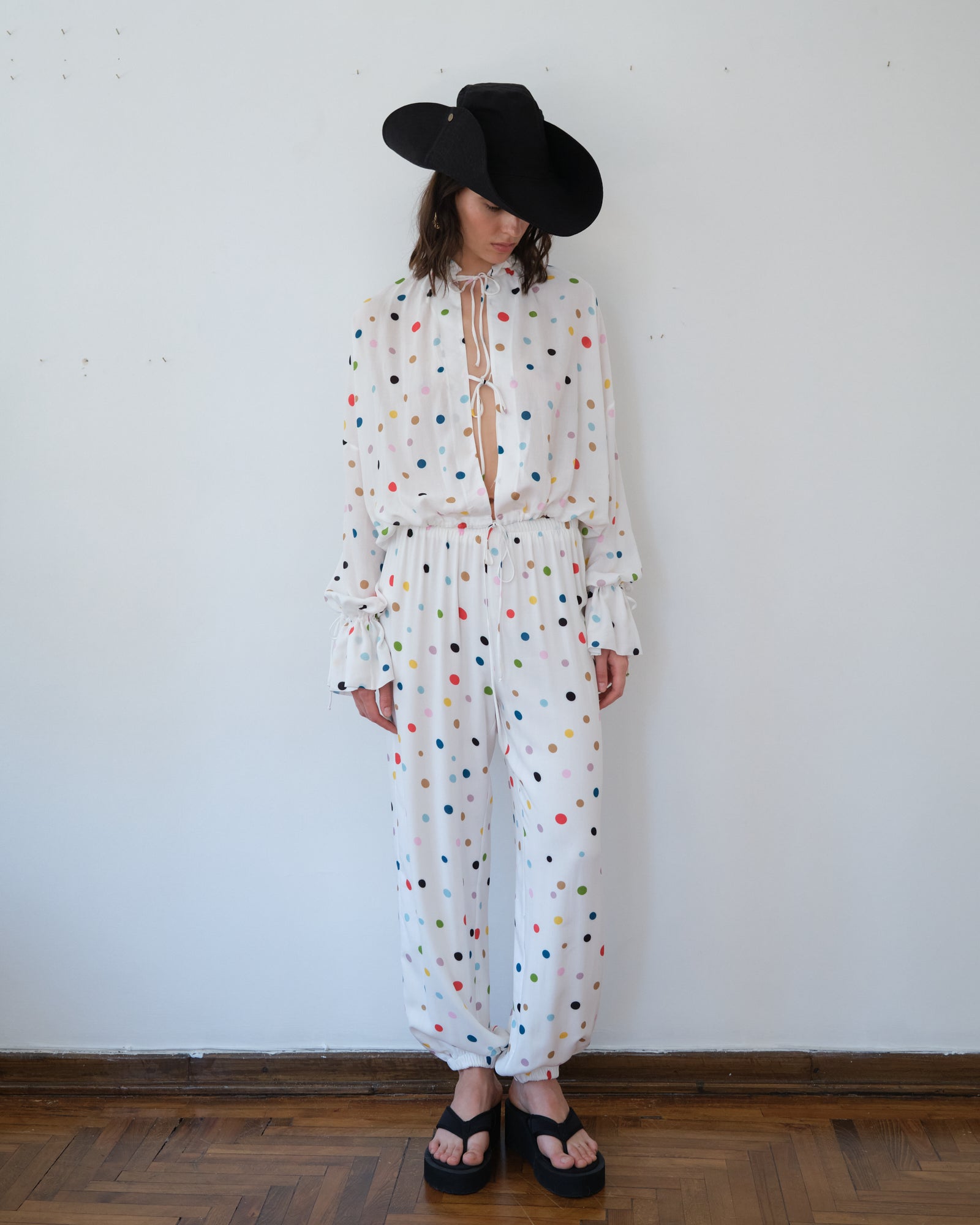 Matmazel Shirt White Dot