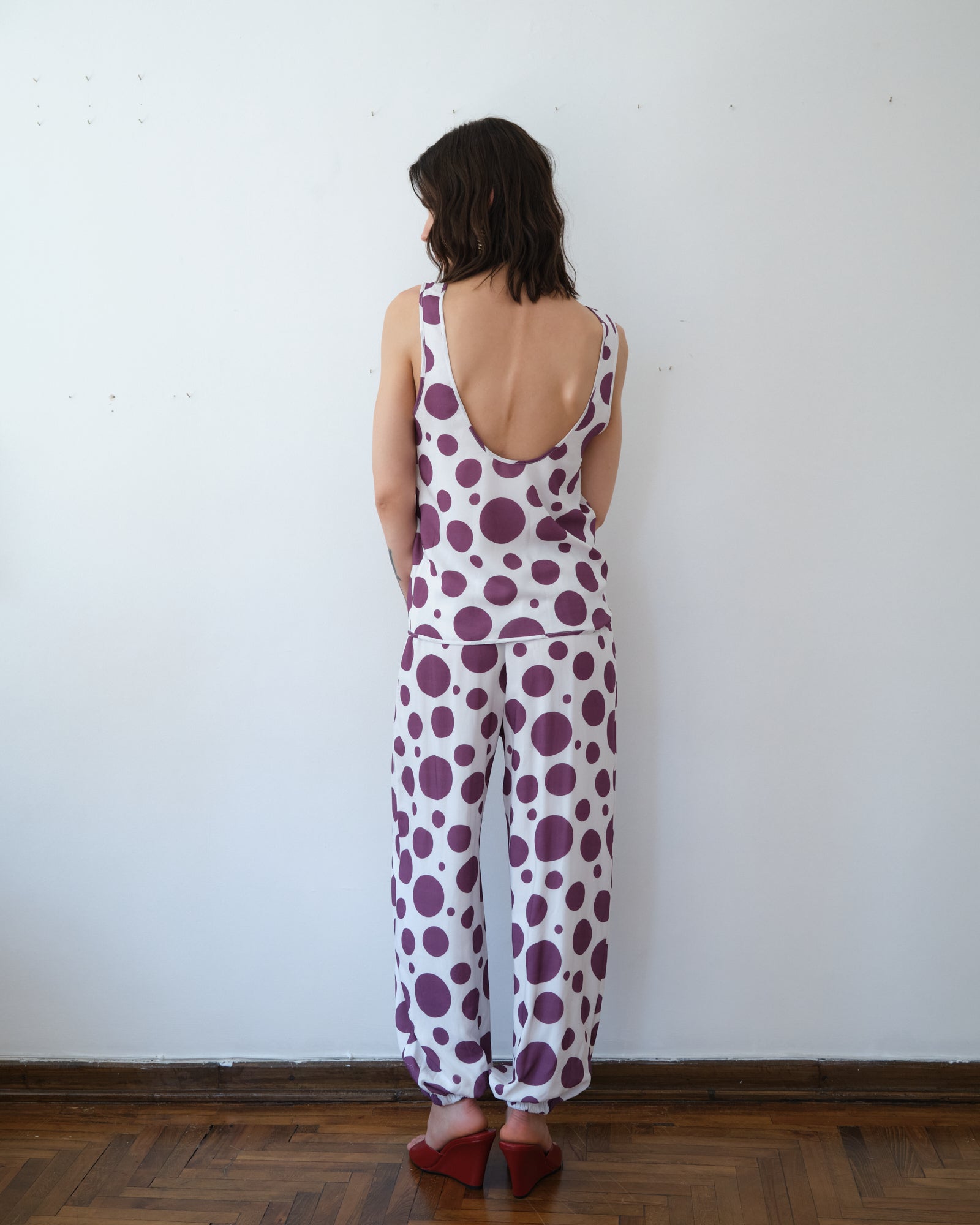 Tank Top Purple Dot