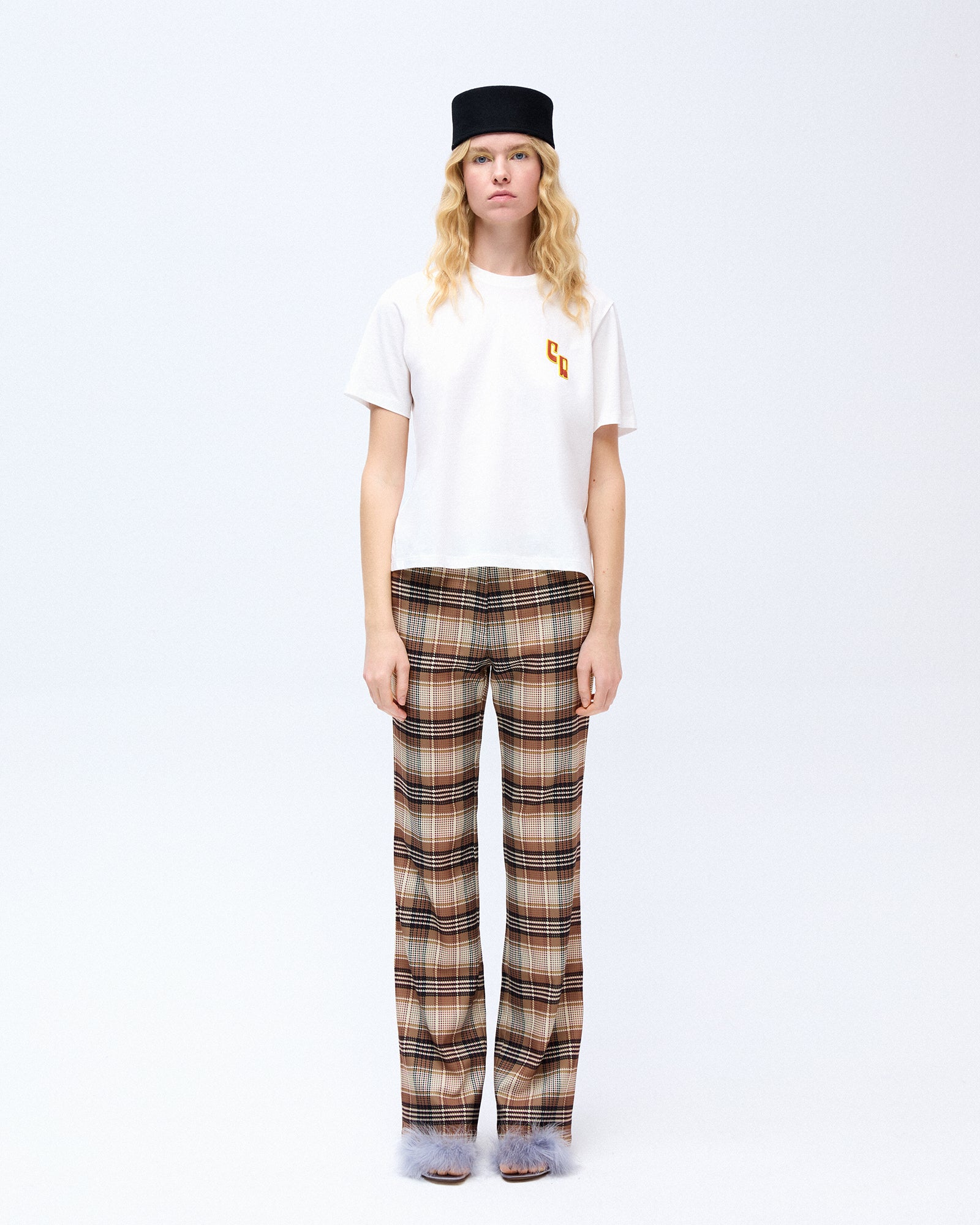 Logo T-Shirt Yellow / Brown