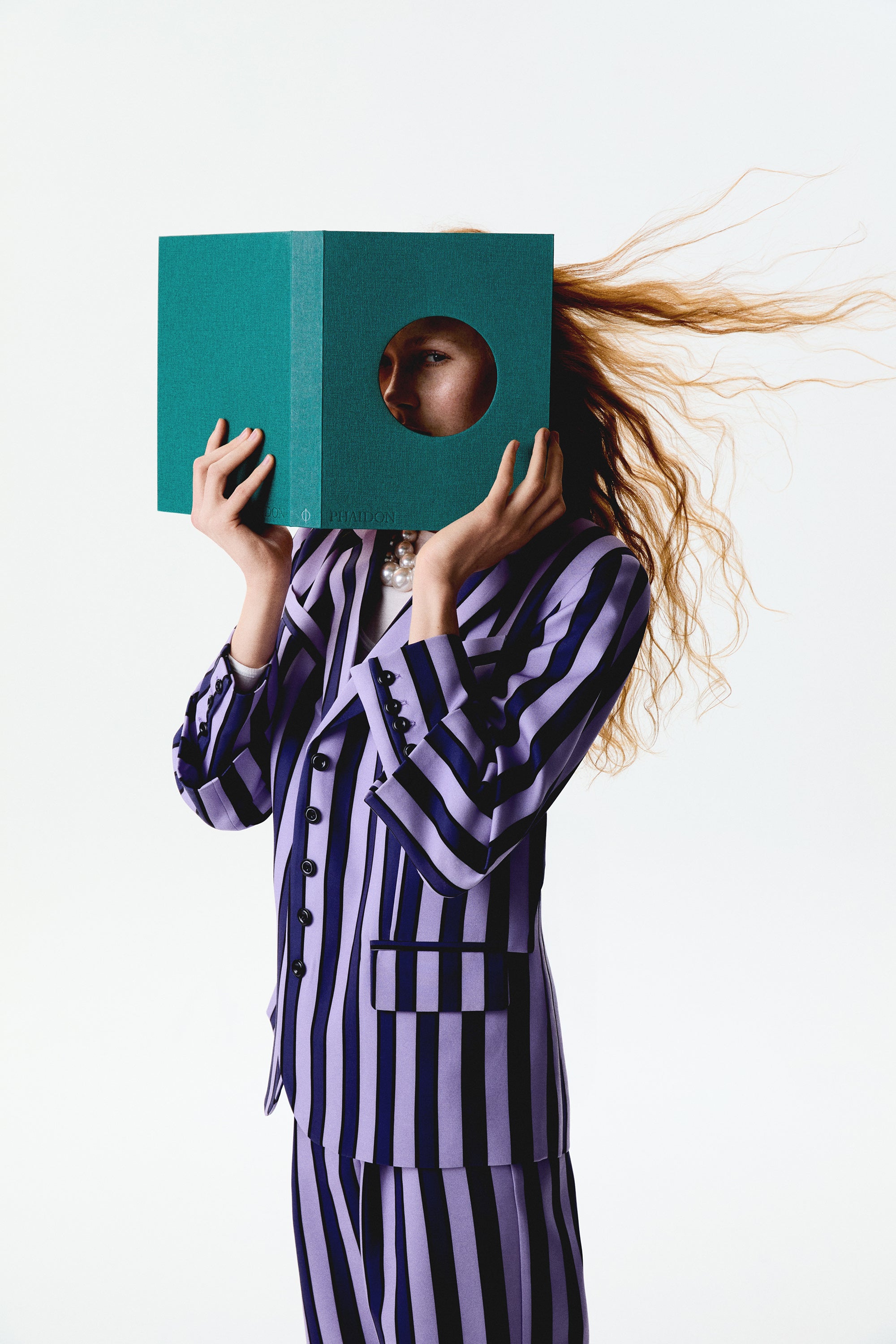 Purple Striped It Blazer