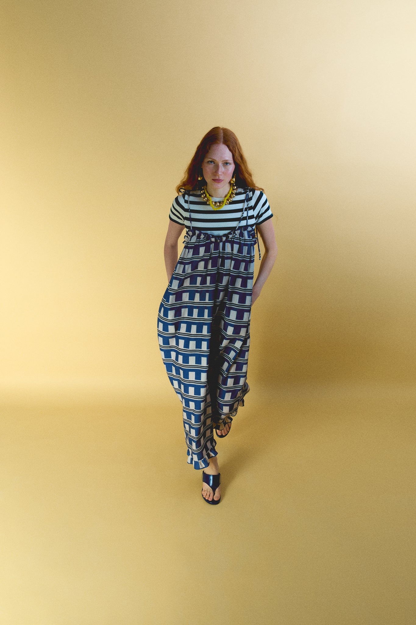 Printed Long Dress