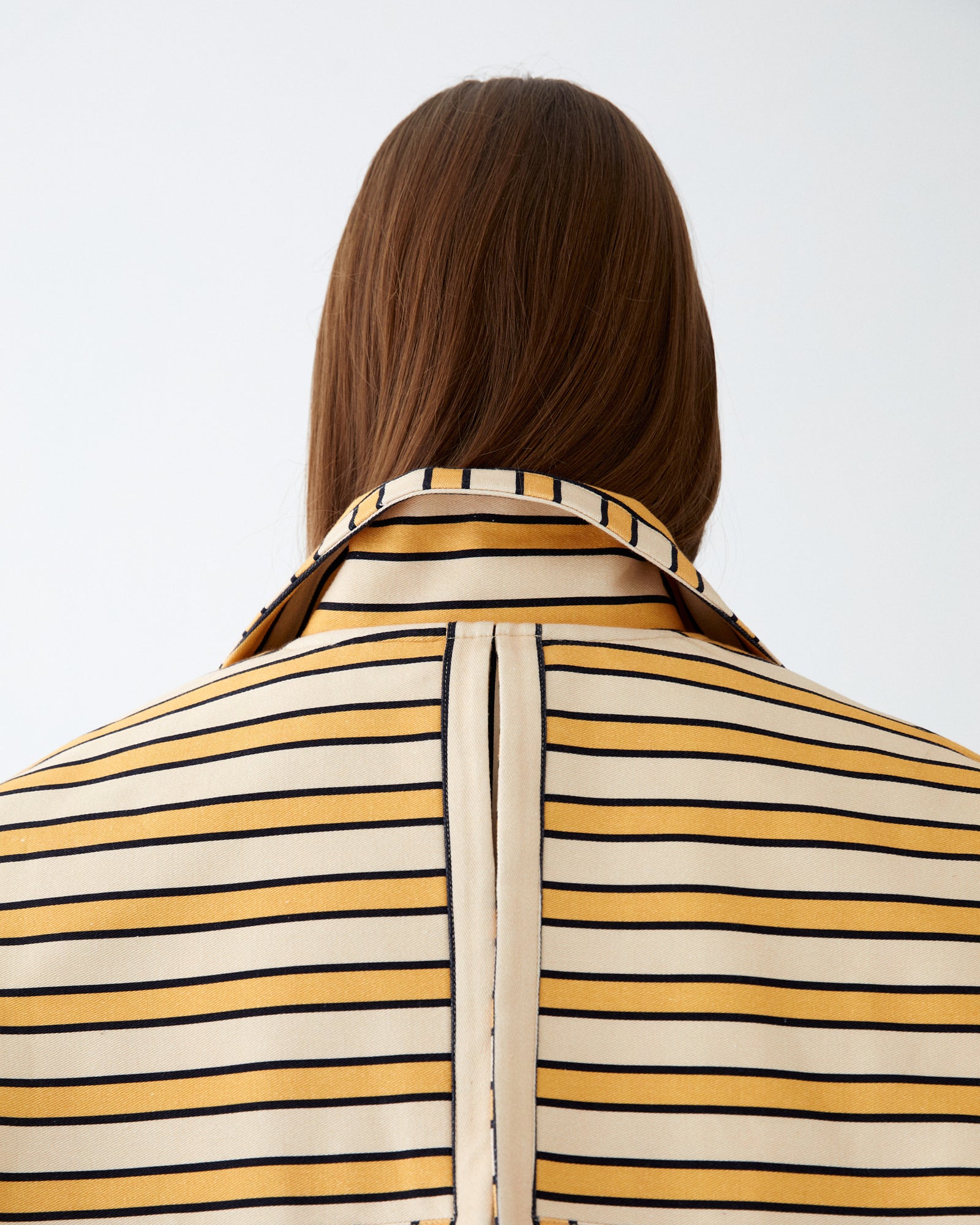 Striped Trench Coat