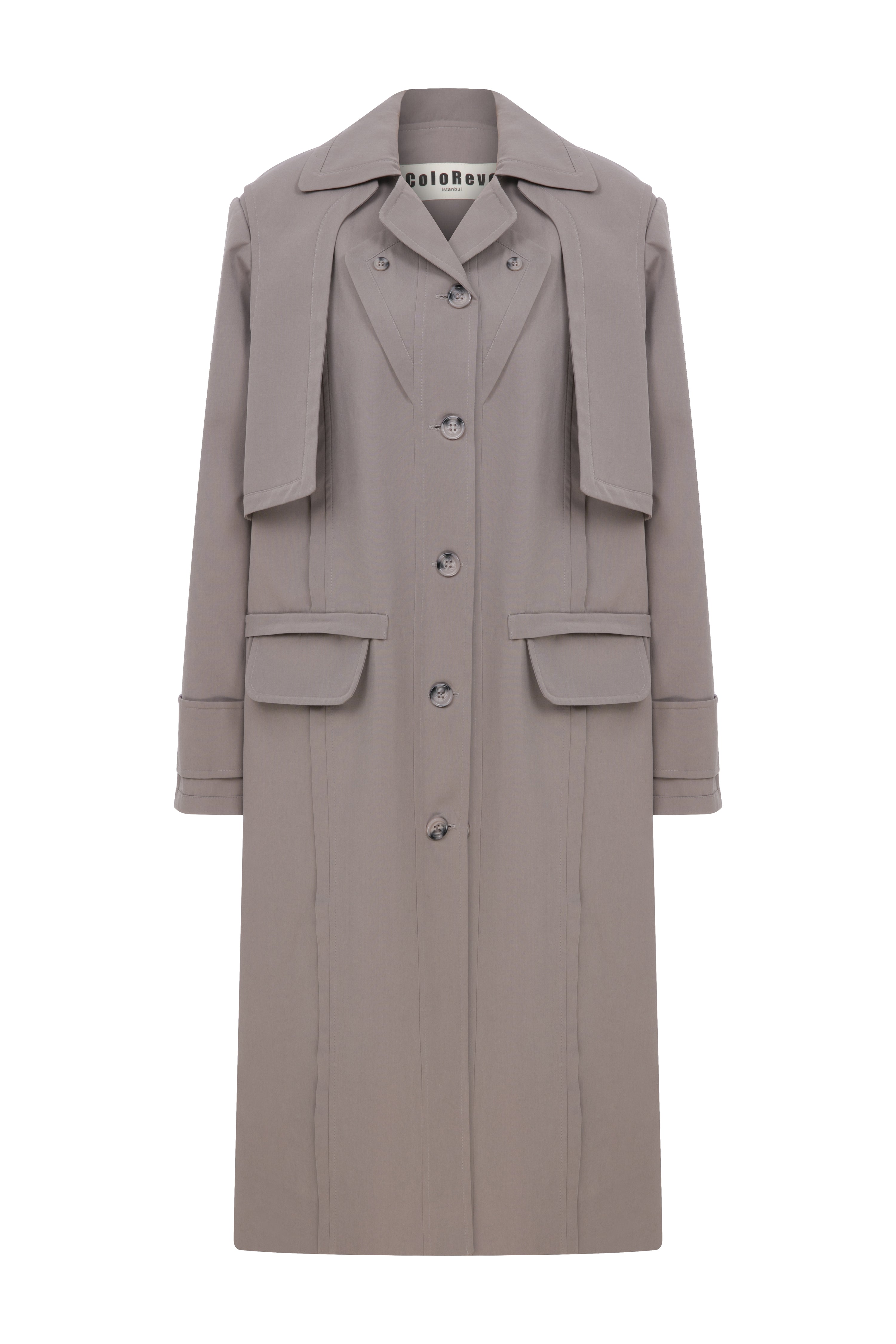 Grey Trench Coat