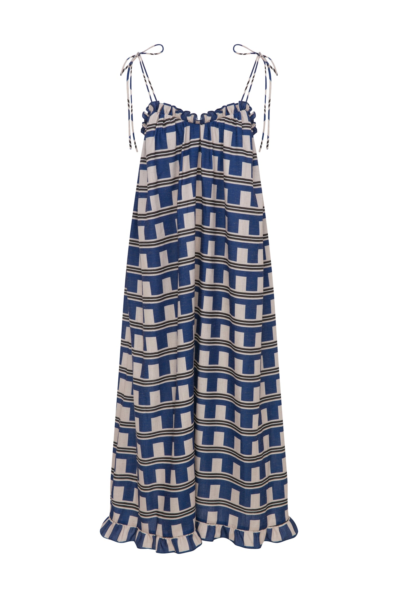 Printed Long Dress