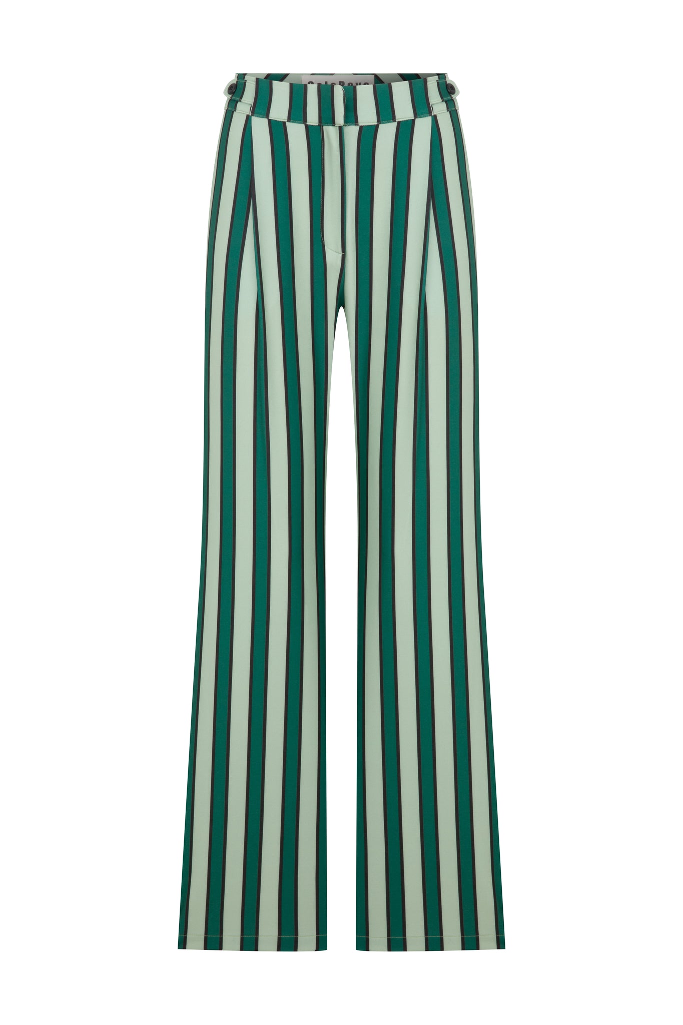 Green Striped Pants